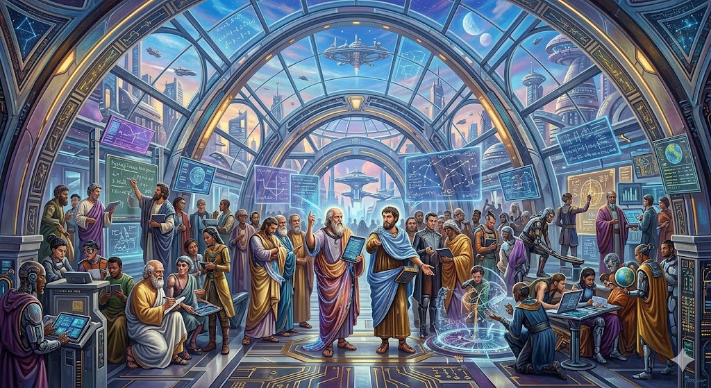 The School of Athens Raphael future